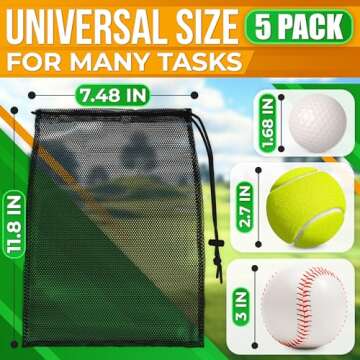 Strong Lightweight Mesh Bags for Sports and Travel