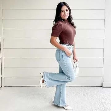 JENN ARDOR White Kitten Heels Low Heeled Dressy Kitty Slingback Pumps for Women Going Out Short Sandals Fashion Casual Bridal Shoes Size 7.5