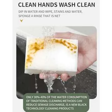 Dr.WOW 50 Pcs/lot Magic Sponge Eraser Multi-Functional Melamine Foam Cleaner 100x70x30mm