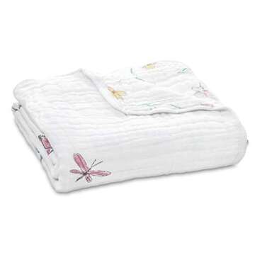 aden + anais 100% Cotton Muslin Baby Blanket Crib Bedding for Newborn Baby and Toddler, Nursery Blan...