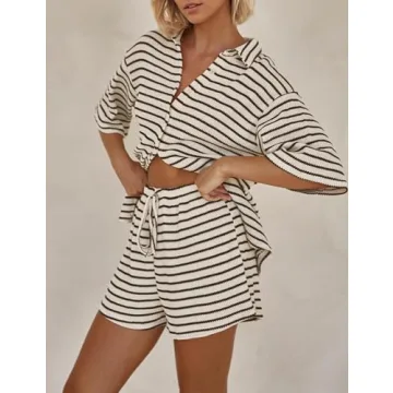 Trendy Burtell Summer 2 Piece Lounge Set for Women