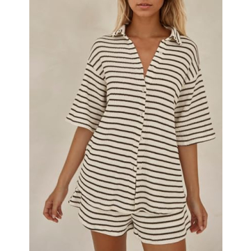 Trendy Burtell Summer 2 Piece Lounge Set for Women