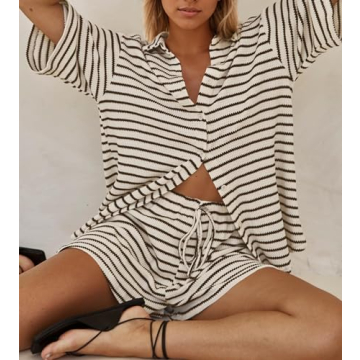 Trendy Burtell Summer 2 Piece Lounge Set for Women