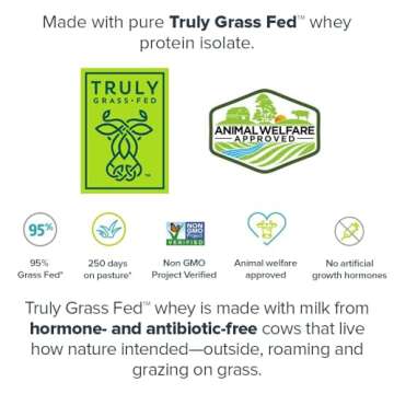 LEGION Whey+ Whey Protein Powder (Chocolate Peanut Butter) - Low Calorie Whey Isolate Protein Powder - Non-GMO, Lactose-Free, Sugar-Free Whey Protein Isolate Powder from Grass Fed Cows (30 Servings)