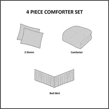 Harbor House Coastal Cotton Comforter Set, 4 Piece