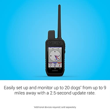 Garmin Alpha 200 Handheld, Simple, Accessible and Fast Tracking and Training for Your Dogs, Sunlight-readable 3.5" Capacitive Touchscreen