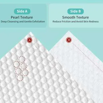 Ditoi Face Towels, 10"×12" Disposable Face Towel, Ultra Thick Face Towelettes XL, Makeup Remover Dry Wipes, 50 Count (1Pack)