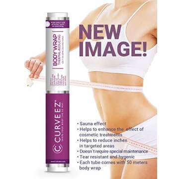 CURVEEZ Contouring Slimming Osmotic Plastic Body Wrap Waist Burning Stomach Wrap Burning Fat Speed Up