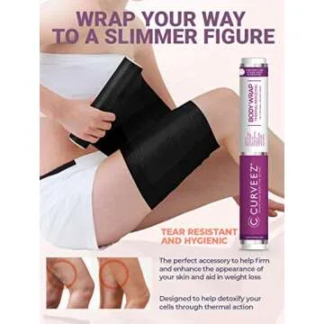 CURVEEZ Contouring Slimming Osmotic Plastic Body Wrap Waist Burning Stomach Wrap Burning Fat Speed Up
