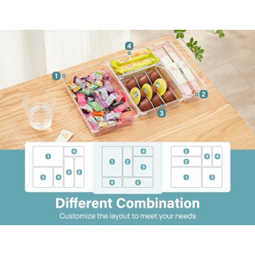 Kootek 9 Pcs Drawer Organizer Set for All Your Needs
