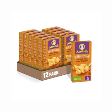 Annie’s Cheddar Shells Mac & Cheese - 12 Pack