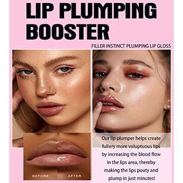 Easilydays Lip Plumping Booster, Spicy Gloss with Shine