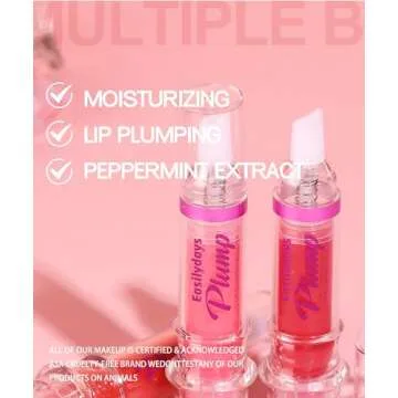Easilydays Lip Plumping Booster, Spicy Gloss with Shine