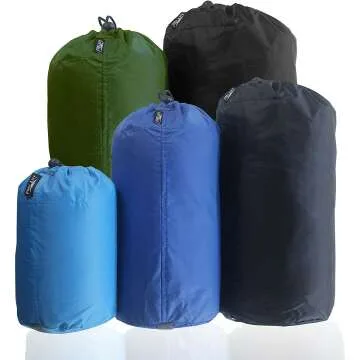Frelaxy Ultralight Stuff Sack Set 5-Pack for Travel & Hiking