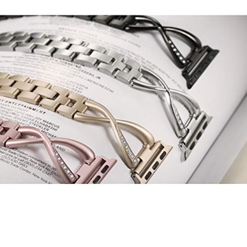 Elegant Secbolt Apple Watch Band for Women - Stylish Comfort