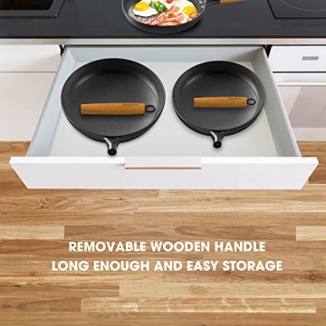 imarku Non-Stick Frying Pans - Perfectly Versatile Skillets