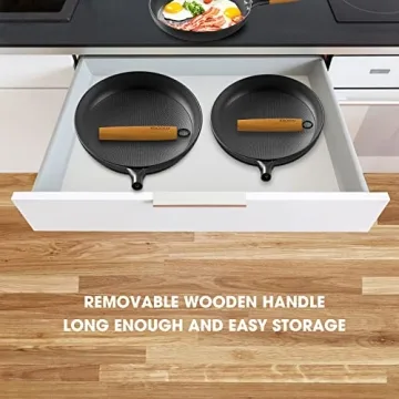 imarku Non-Stick Frying Pans - Perfectly Versatile Skillets