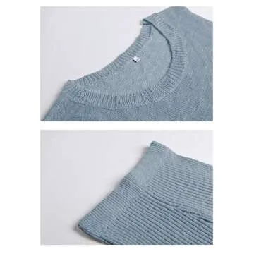 SeekMe Womens Summer Knit Sweater Set for Stylish Comfort