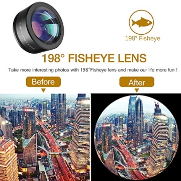 Upgraded 3 in 1 Phone Camera Lens Kit for All Smartphones