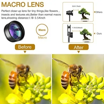 Upgraded 3 in 1 Phone Camera Lens Kit for All Smartphones