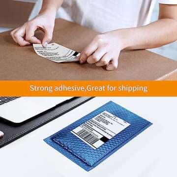 RONGTA 4x6 Thermal Fanfold Shipping Labels - 500 PCS