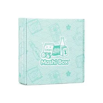 Mashi Box Asian Dagashi Snack Surprise Mystery Box 25 Pieces w/ 3 FULL SIZE Items Including Drink, Instant Noodle, Assortment of Chinese, Korean, Japanese Sweet and Savory Snacks, Candy, Food