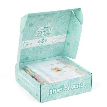 Mashi Box Asian Dagashi Snack Surprise Mystery Box 25 Pieces w/ 3 FULL SIZE Items Including Drink, Instant Noodle, Assortment of Chinese, Korean, Japanese Sweet and Savory Snacks, Candy, Food