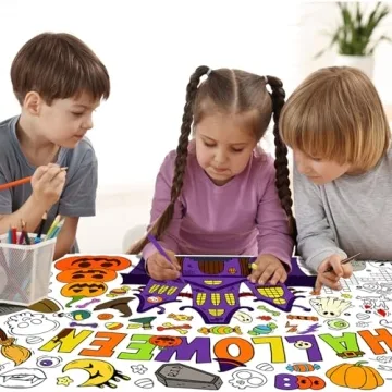 Halloween Activity Poster for Creative Fun at Parties