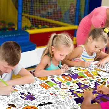 Halloween Activity Poster for Creative Fun at Parties