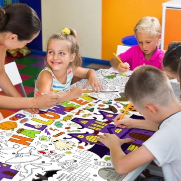 Halloween Activity Poster for Creative Fun at Parties