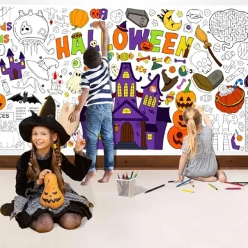 Halloween Activity Poster for Creative Fun at Parties