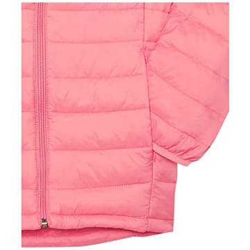 Amazon Essentials Girls and Toddlers' Lightweight Water-Resistant Packable Hooded Puffer Jacket