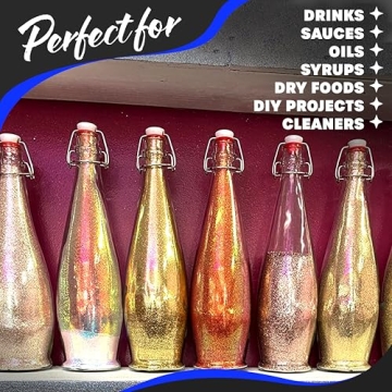 Nevlers Elegant 33 Oz Swing Top Glass Bottles Set