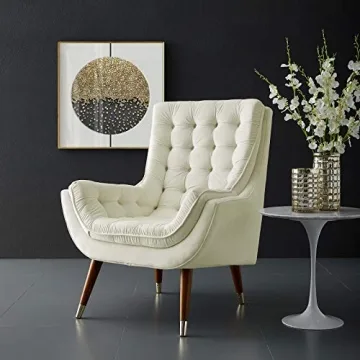 Stylish Modway Suggest Velvet Lounge Chair for Comfort