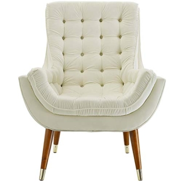 Stylish Modway Suggest Velvet Lounge Chair for Comfort