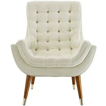 Stylish Modway Suggest Velvet Lounge Chair for Comfort