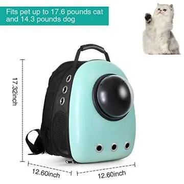 Lemonda Portable Pet Travel Carrier Backpack for Cats and Dogs