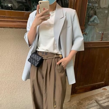 Trendy Mini Chain Waist Bag for Women Fashion Accessories