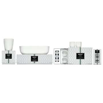 NEST New York White Tea & Rosemary Alfresco Scented Tealight Candle Refill Set, 16 Ct