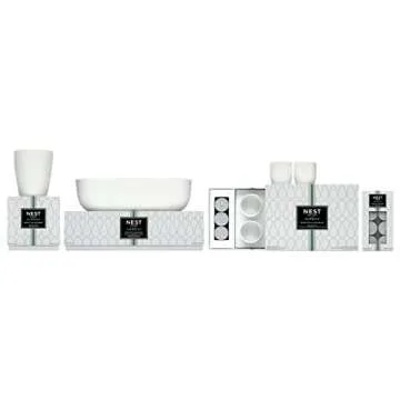 NEST New York White Tea & Rosemary Alfresco Scented Tealight Candle Refill Set, 16 Ct