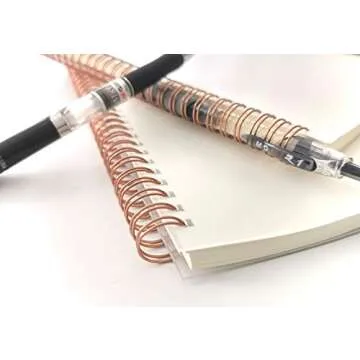 SPIRITMATE 2 Pack A5 Spiral Notebooks Hardcover 100g Thick Paper Dot/Ruled/Graph/Blank Journals,5.7 x 8.26inch, 70 Sheets/140 Pages Per Each Notebook (Blank)