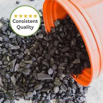 Horticultural Charcoal by Perfect Plants -4qts of Plant Charcoal - Naturally Cleanses, Flushes Toxins and Excess Moisture from Containers and Terrariums