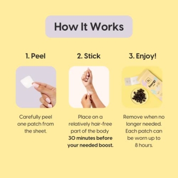 Energy Boosting Patches with Caffeine for Daily Wellness