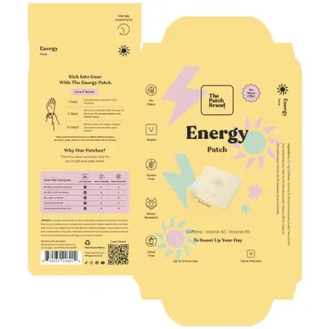 Energy Boosting Patches with Caffeine for Daily Wellness