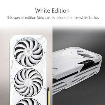 ASUS ROG STRIX NVIDIA GeForce RTX™ 3090 White OC Edition Gaming Graphics Card (PCIe 4.0, 24GB GDDR...