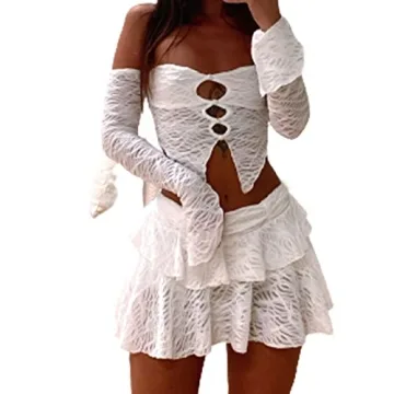 Women Sexy Two Piece Skirt Set for Stylish Nights Out