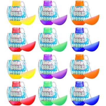 JOYIN Easter Bubble Eggs - Fun Party Favors for Kids