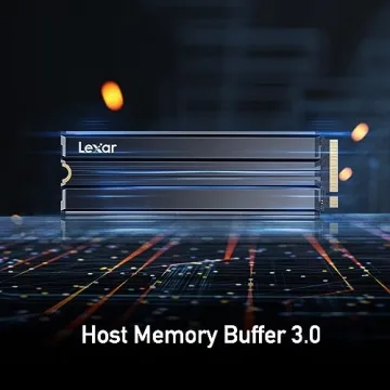 Lexar 4TB NM790 SSD with Heatsink PCIe Gen4 NVMe M.2 2280 Internal Solid State Drive, Up to 7400/6500 MB/s Read/Write, Compatible with PS5, for Gamers and Creators, Black (LNM790X004T-RN9NU)