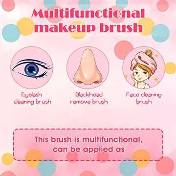 Travel Foam Pump Bottles and Lash Brushes Set - 30 Pieces