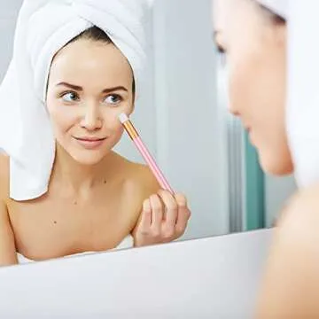 Travel Foam Pump Bottles and Lash Brushes Set - 30 Pieces